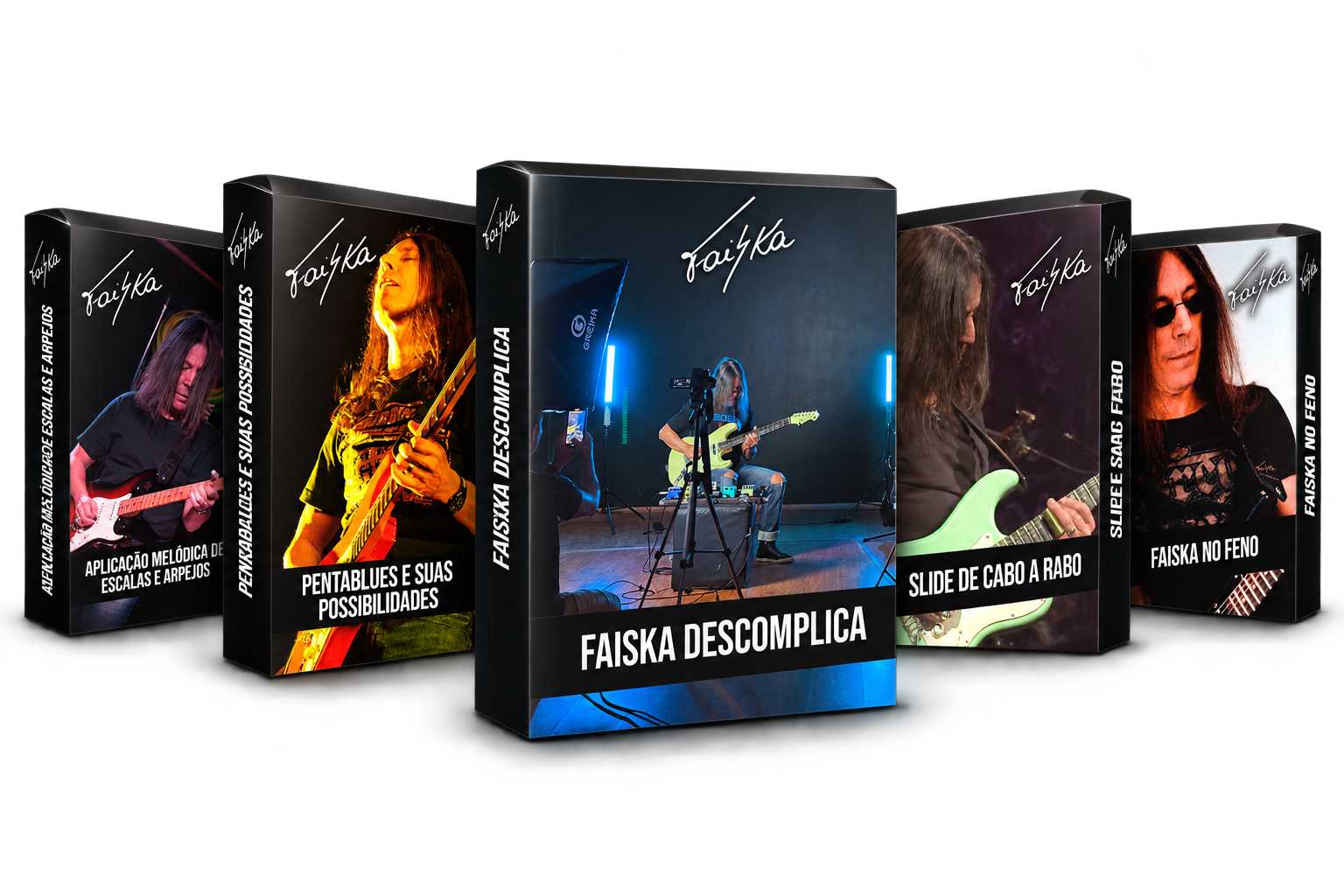Combo Guitarra Total com cinco cursos de Faiska Borges